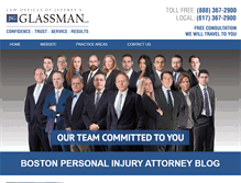 Tablet Screenshot of bostonpersonalinjuryattorneyblog.com
